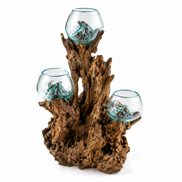 3 Glass Bowls